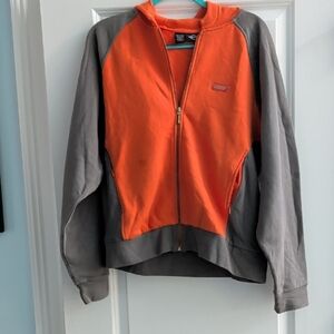 Official Mini Cooper Merchandise -Men's/Women'sTwo-Tone Orange and Gray Jacket